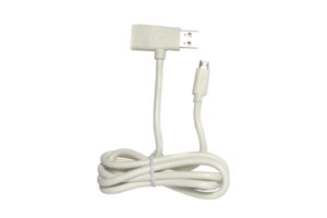 Cable No brand Micro USB - USB/USB F, 2 in 1, White, 1m - 14230