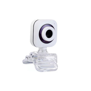 Webcam Kisonli PC-1, Microphone, 480p, White – 3046