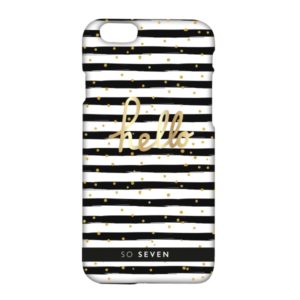 SO SEVEN CRUISE black stripes IPHONE 6 6s backcover
