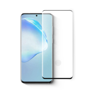 Fullscreen tempered glass No brand, For Samsung Galaxy S20, 3D, 0.3mm, Black - 52553