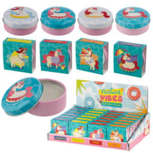 Funky Lip Balm in a Tin - Vacation Vibes Unicorn