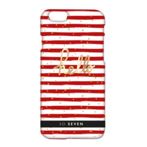 SO SEVEN CRUISE red stripes IPHONE 6 6s backcover