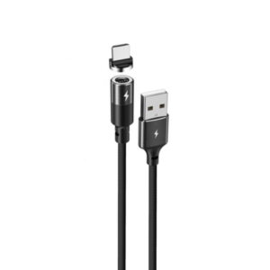 Magnetic data cable Remax Zigie RC-102, Micro USB, 1.2m, Black - 40027