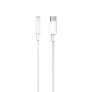 Data cable No brand, Type-C to Lightning, PD, 1.0m, White - 14990