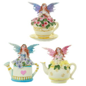Collectable Flower Fairy Figurine - Time for Tea