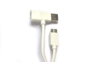 Data cable No brand micro USB 3.0 - USB /USB F, SAMSUNG S5 / Note 3, Бял, 1m - 14231
