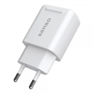 SENSO FAST TRAVEL CHARGER 2.1A 2 PORTS white