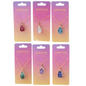 Collectable Gemstone and Mineral Pendant Necklace