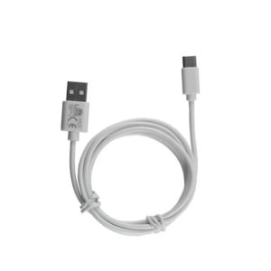 Καλώδιο Type C σε USB 2.4A Φόρτισης - Data 1m Λευκό L01 Lime ( 16742 )