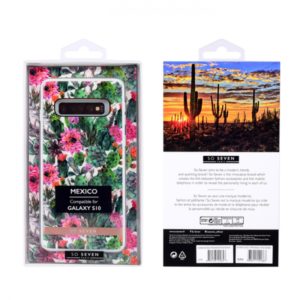 SO SEVEN MEXICO PINK FLOWER SAMSUNG S10 backcover