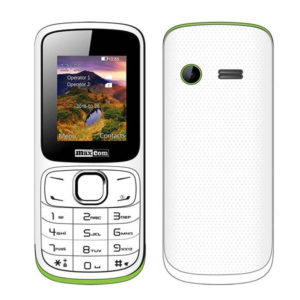 Κινητο Τηλεφωνο Maxcom MM129 Dual Sim 1,77 με Καμερα , Bluetooth, Φακο και Ραδιοφωνο 
Λευκό - Πρασινο