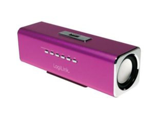 Logilink Discolady Soundbox with MP3 Player and FM Radio pink (SP0038P)