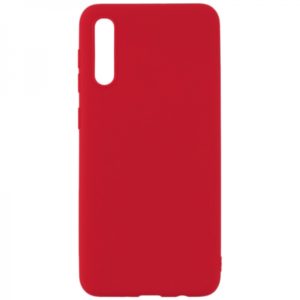 SENSO SOFT TOUCH SAMSUNG A70 red backcover