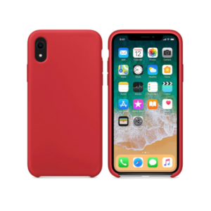 Silicone case No brand, For Apple iPhone XR, Soft touch, Red - 51658