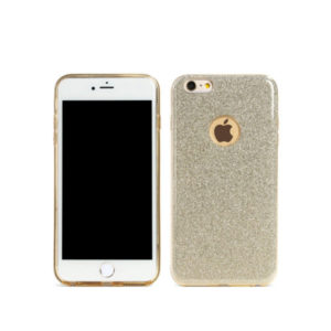Protector for iPhone 6/6S, Remax Glitter, TPU, Slim, Gold - 51427