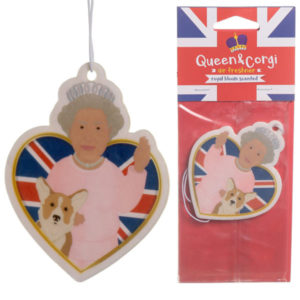 Royal Bloom Scented Queen and Corgi Air Freshener
