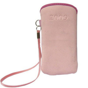 Cat Mobile Phone Carry Bag (Pink)