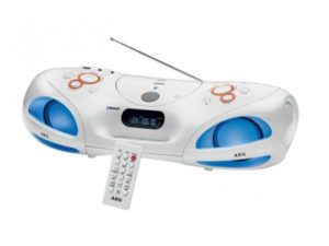 AEG Stereoradio Soundbox with Bluetooth CD/MP3 SR 4371 BT white