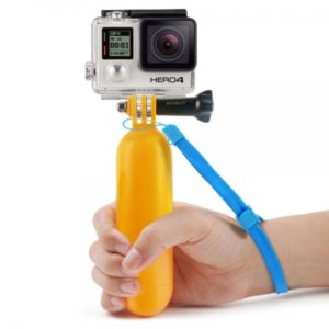 Floating handle for action camera, No Brand, Yellow - 72009