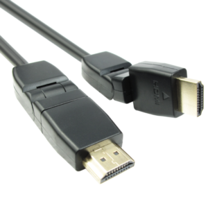 Cable DeTech HDMI - HDMI M/М, 1.5m, With swinging arm - 18137