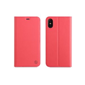 MUVIT LEATHER STAND BOOK APPLE IPHONE X XS pink