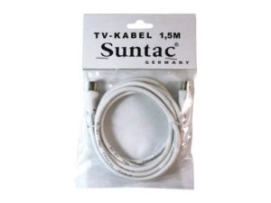 Suntac TV cable 1.5m - White