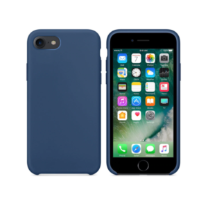 Silicone case No brand, For Apple iPhone 7/8, Soft touch, Blue - 51651