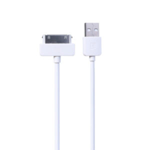 Data cable, Remax Light RC-006i4, iPhone 4 30 Pin, 1.0m, White - 14821