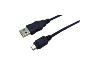 LogiLink USB 2.0 connection cable A to 5-pin mini 1,8m black (CU