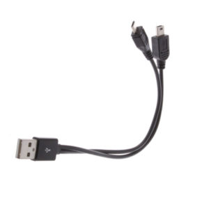 Cable DeTech USB - Mini / Micro USB, 20сm - 18112