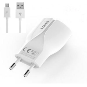 Network charger Ldnio A2271, 5V/2.1A, with 2 port USB with cable Micro USB - 14295