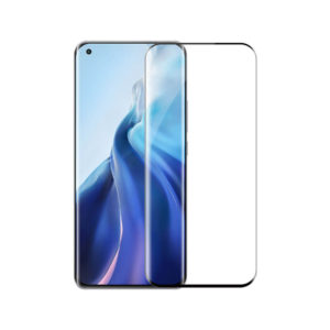 Fullscreen tempered glass No brand, For Xiaomi Mi11, 3D, 0.3mm, Black - 52669