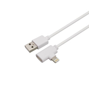 Καλώδιο 2A USB 2.0 σε Lightning M και Lightning F Φόρτισης-Data 1m Well USB/LIGHTX2-1.0WE-WL ( 16855 )
