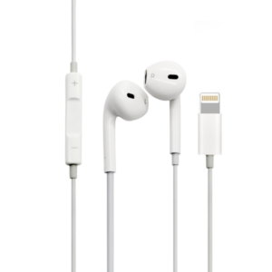 Headsets No brand, For Iphone X, Lightning, Without microphone, White - 20405