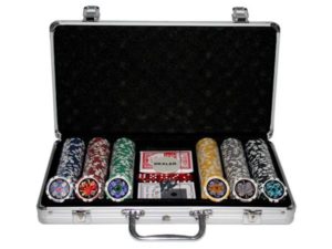 300 Poker Chips with Aluminiumcase (11,5 Gramm, Chips LASER)