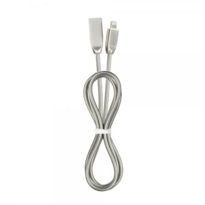 iS LIGHTNING DATA CABLE METALIC 1m silver