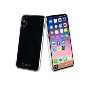 MUVIT TPU CRYSTAL IPHONE X XS trans backcover