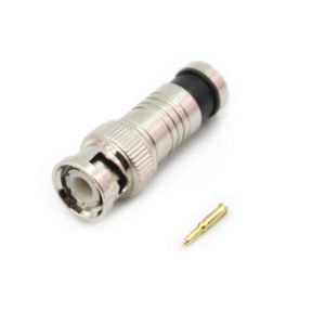 BNC compression connector(for RG6,RG59 optional) 10τεμ DeTech - 17148