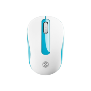 Mouse, ZornWee W550, Wireless, White/Blue - 641