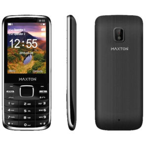 Κινητο Τηλεφωνο Maxton Classic M55 Dual Sim Με Καμερα, Bluetooth, Φακο και Ραδιοφωνο Μαυρο