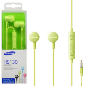 Hands Free Samsung HS130 Stereo 3.5mm Πρασινο