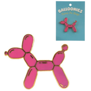Cute Balloon Animals Design Enamel Pin Badge
