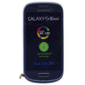 Οθονη Για Samsung i8190 Galaxy S3 mini OR Με Τζαμι Μπλε,Με Εμπρος Μερος Προσοψης Grade A