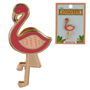 Novelty Flamingo Design Enamel Pin Badge
