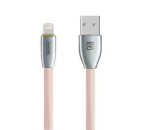 Data cable, iPhone 5/6/7 Lightning, Remax Knight RC-043i. 1.0m, Pink - 14418