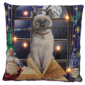 Decorative LED Cushion - Lisa Parker Hocus Pocus Cat