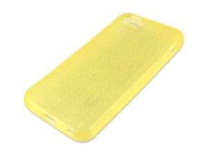 Reekin case for iPhone 5/5S - Square IC-005 (yellow-transparent)