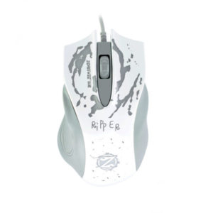 Gaming mouse, ZornWee Ripper, Optical, White - 974