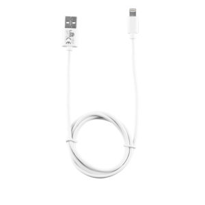Καλώδιο Lightning Long USB 2.4A Φόρτισης - Data 2m Λευκό LULO2 Lime ( 16836 )