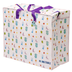 Fun Practical Laundry and Storage Bag - Monsters